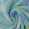 Coral Fleece – Spots on baby blue