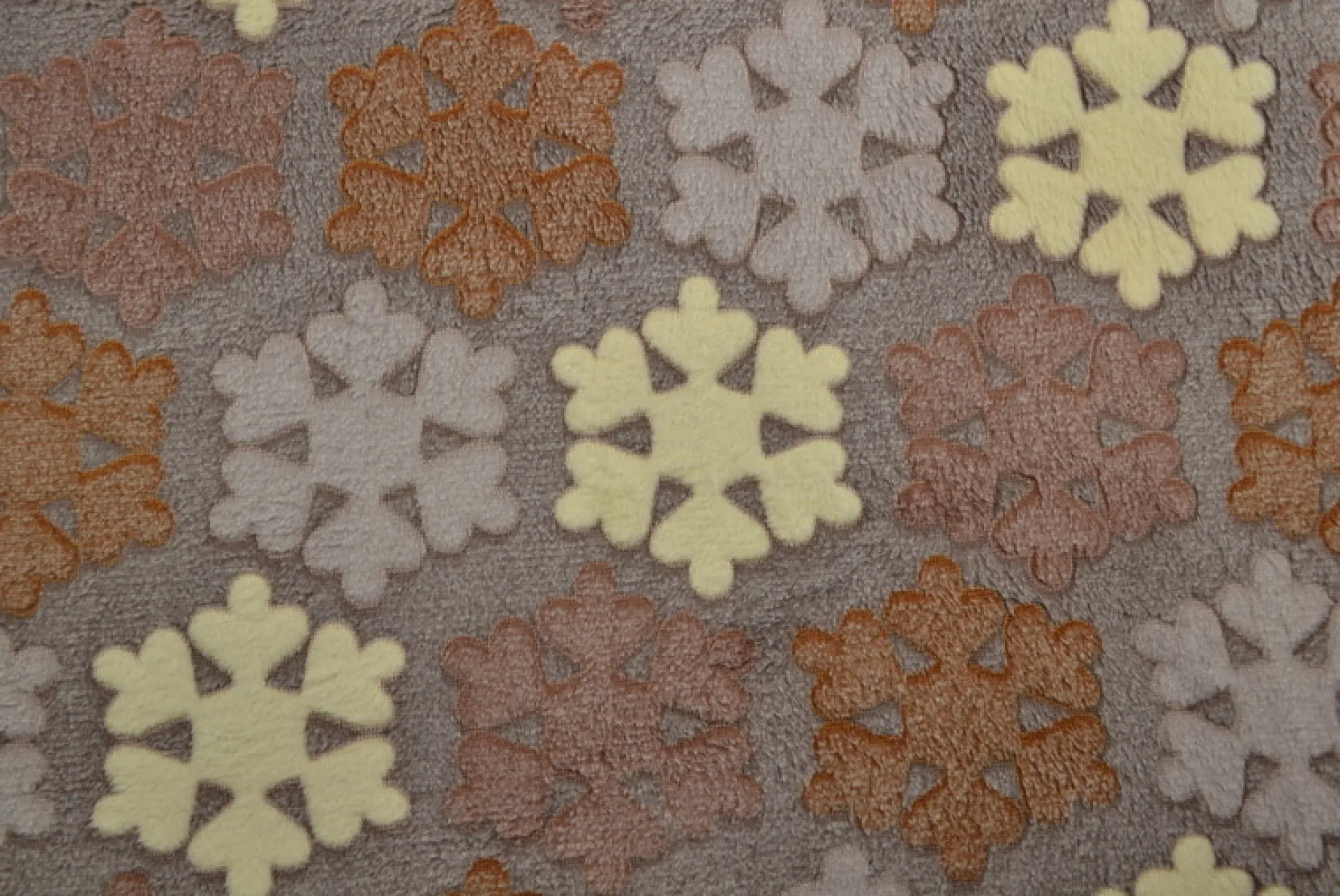 Coral fleece – Winter brown & taupe