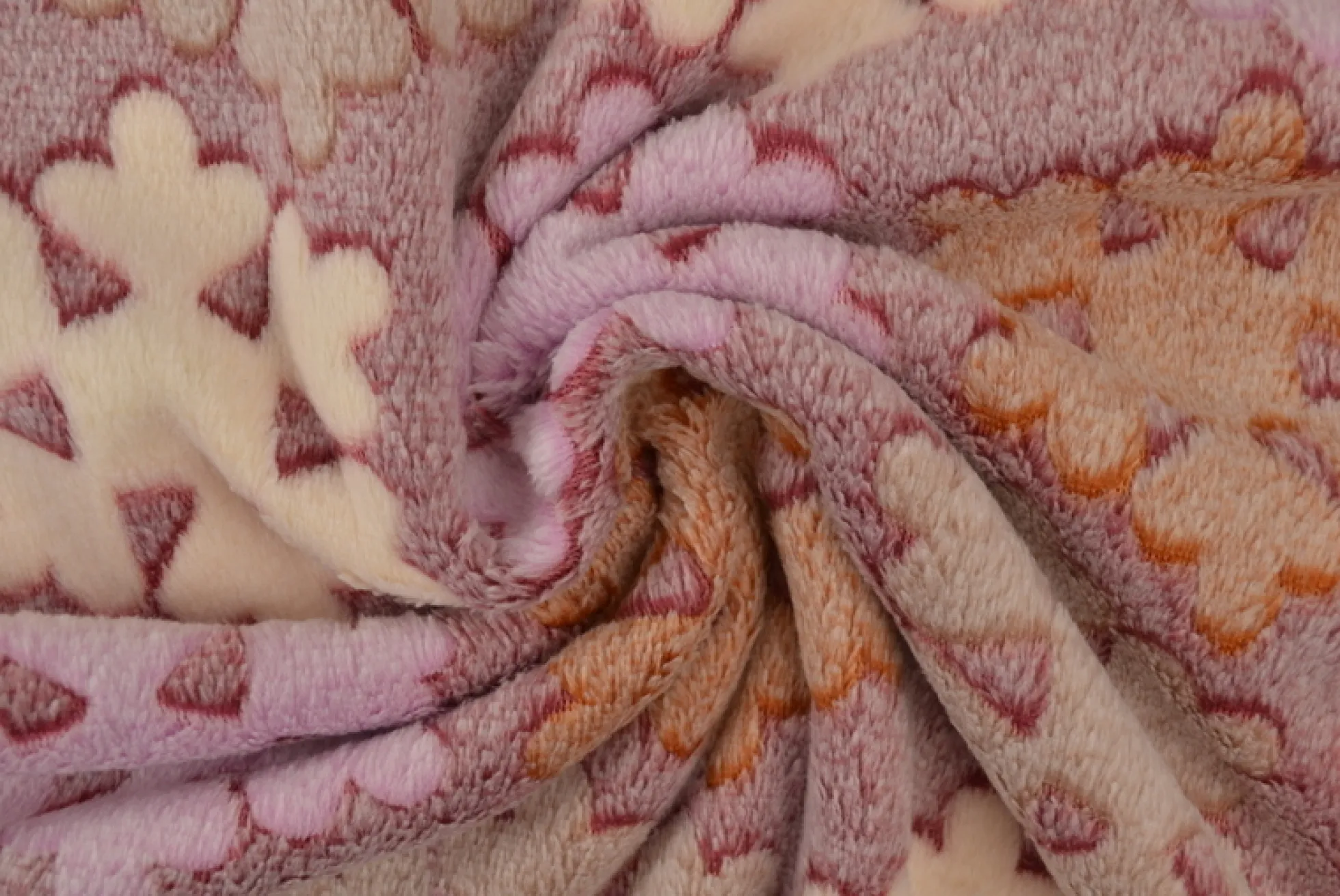 Coral fleece – Winter lila & bordeaux