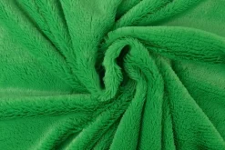 Coupon 185cm x 155cm | Bont kortharig (pluche) – Groen