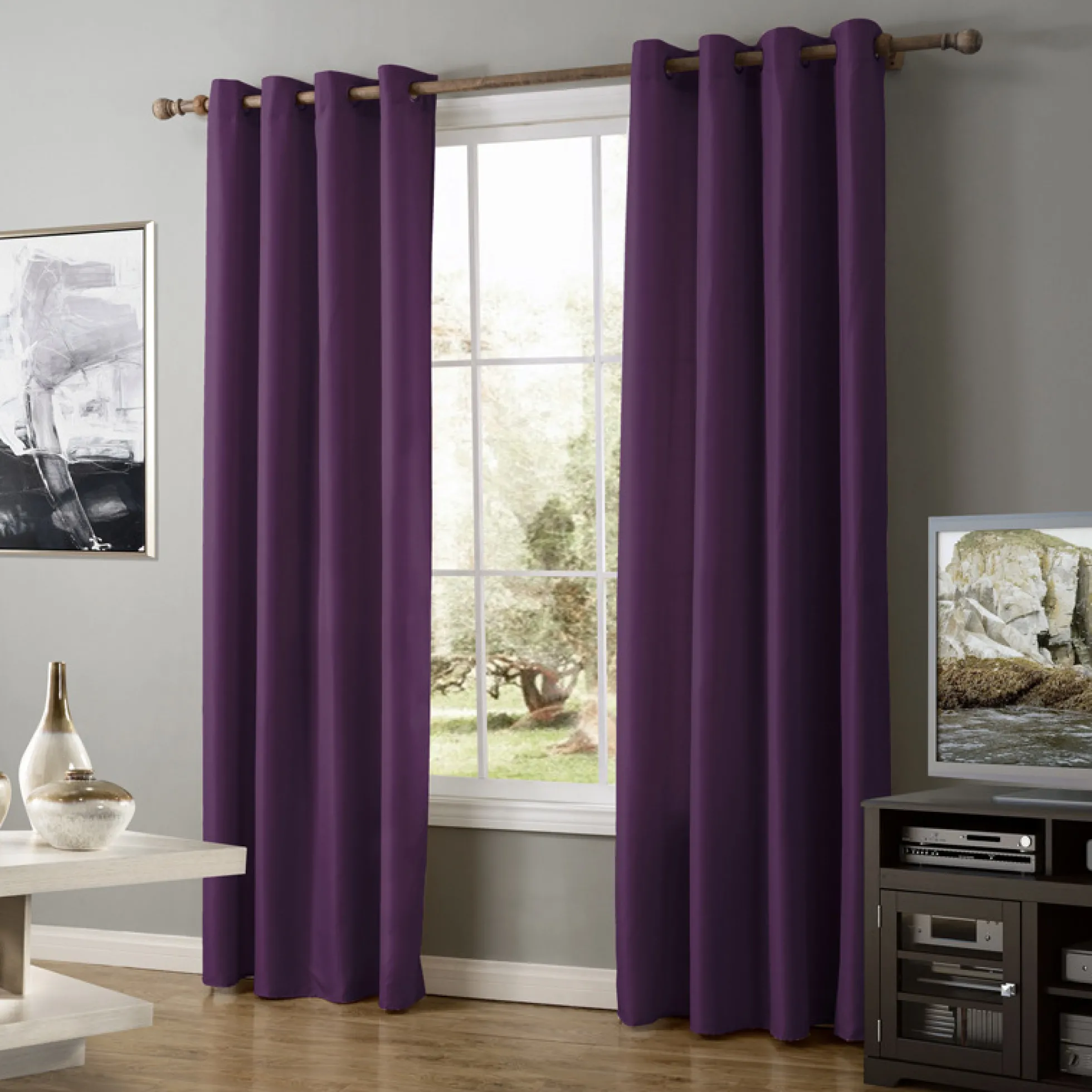 Coupon 95cm x 300cm | Brandvertragende stof: Taupe