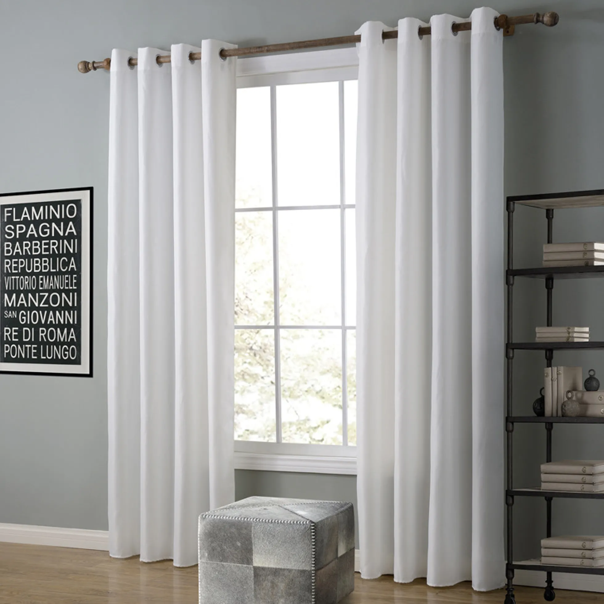 Coupon 95cm x 300cm | Brandvertragende stof: Taupe