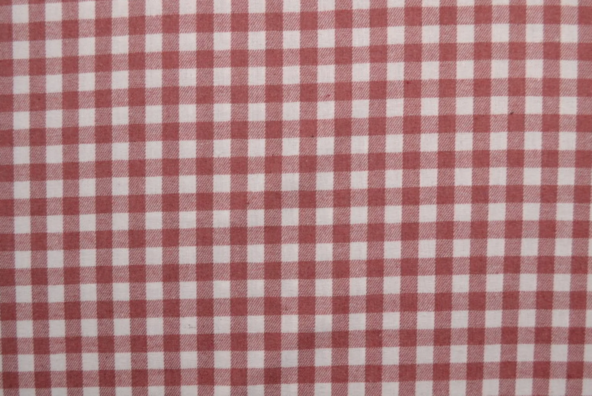 Coupon 75cm x 150cm | Flanel ruit – Licht steenrood & wit