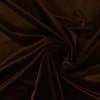 Coupon 125cm x 165cm | Fluweel stretch: Bruin