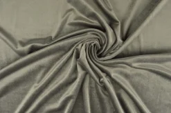 Coupon 130cm x 165cm | Fluweel stretch: Zilver