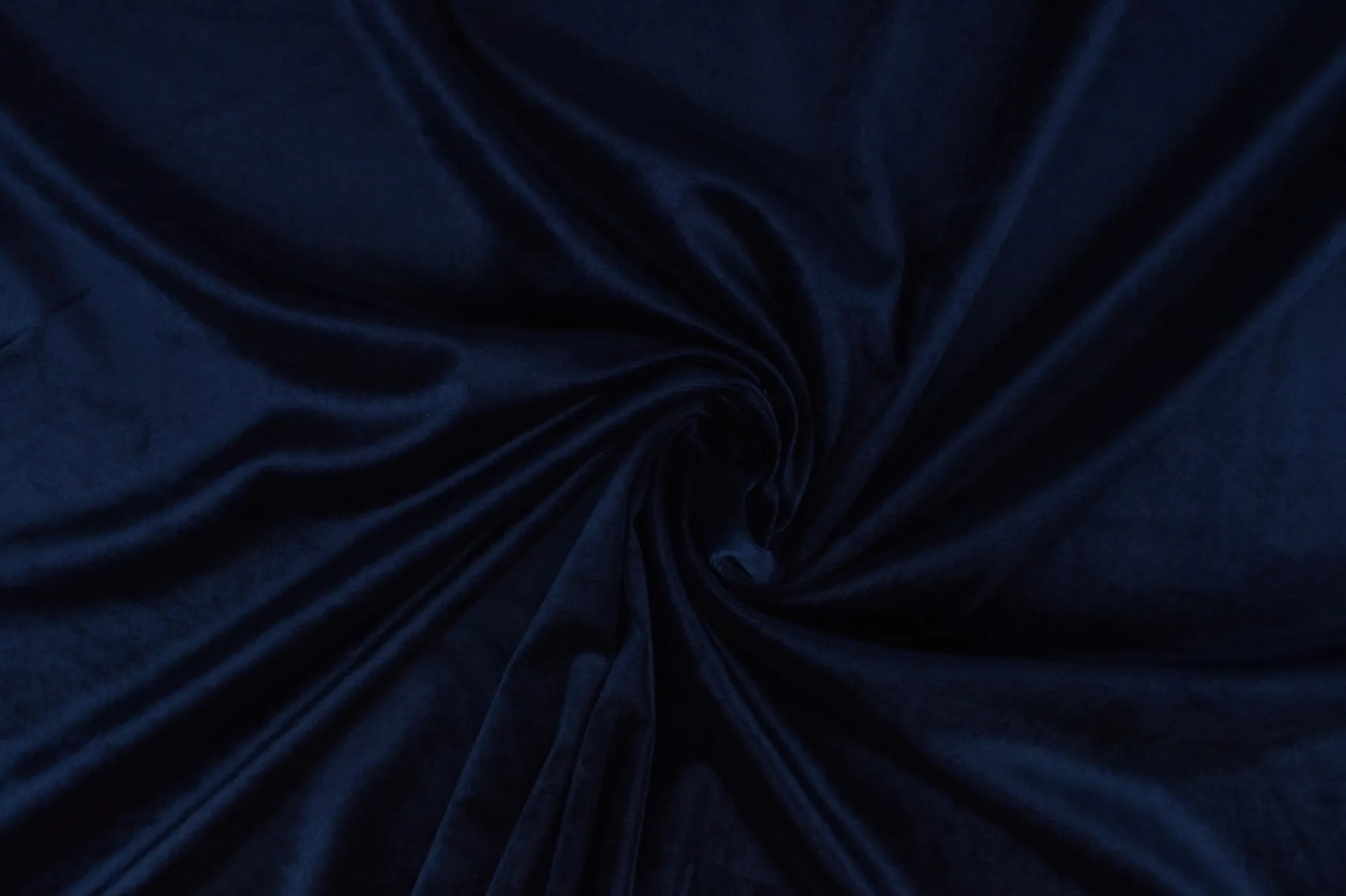 Coupon 110cm x 165cm | Fluweel stretch: Navy