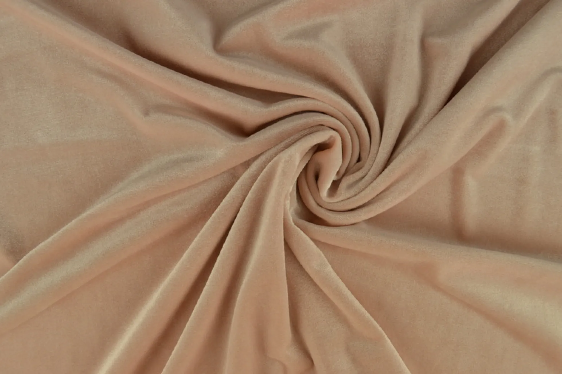 Coupon 165cm x 165cm | Fluweel stretch: Oudroze