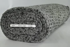 Coupon 190cm x 150cm | Gebreide wollen stof – Grijs melange