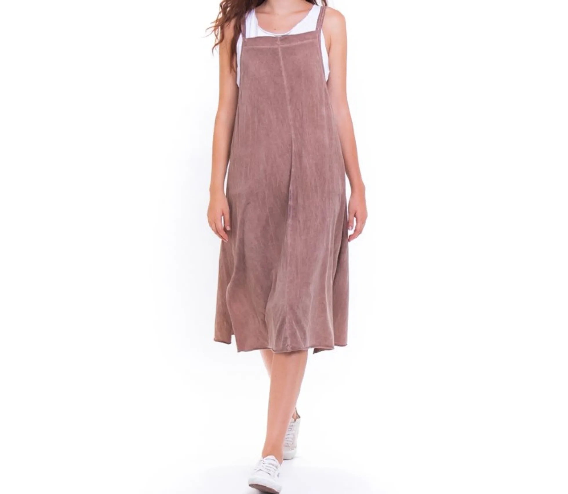 Coupon 110cm x 145cm | Gewassen katoen / Stonewashed – Rozen – Oker
