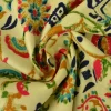 Coupon 70cm x 150cm | Katoen flanel / molton  – Colorful Elephant