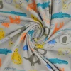 Coupon 190cm x 150cm | Katoen tricot Royal – Safari zilvergrijs
