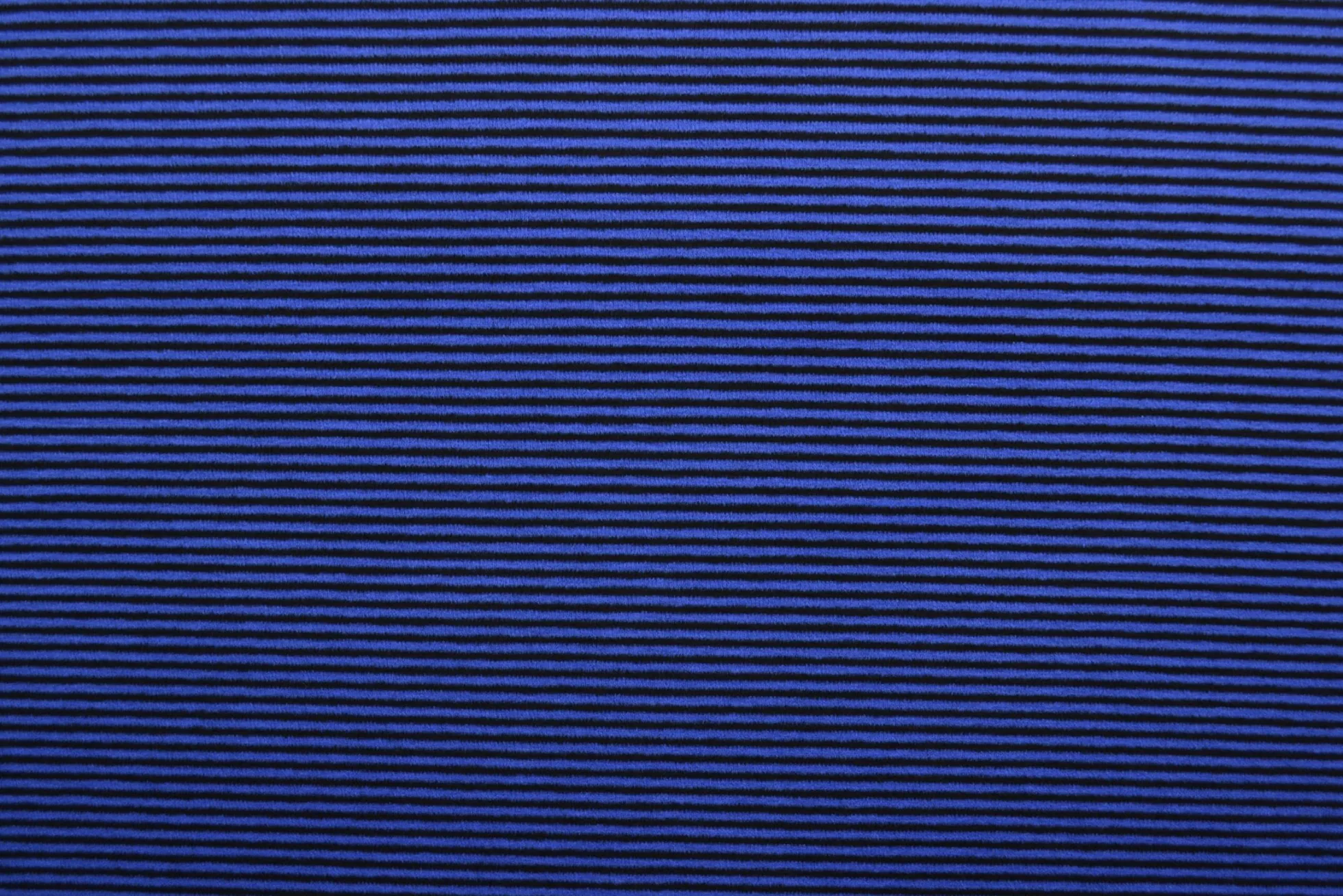 Coupon 90cm x 160cm | Katoen tricot soft touch – Cobalt blue & black stripes