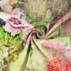 Coupon 130cm x 150cm | Katoen tricot – Vintage Rose Floral Tapestry