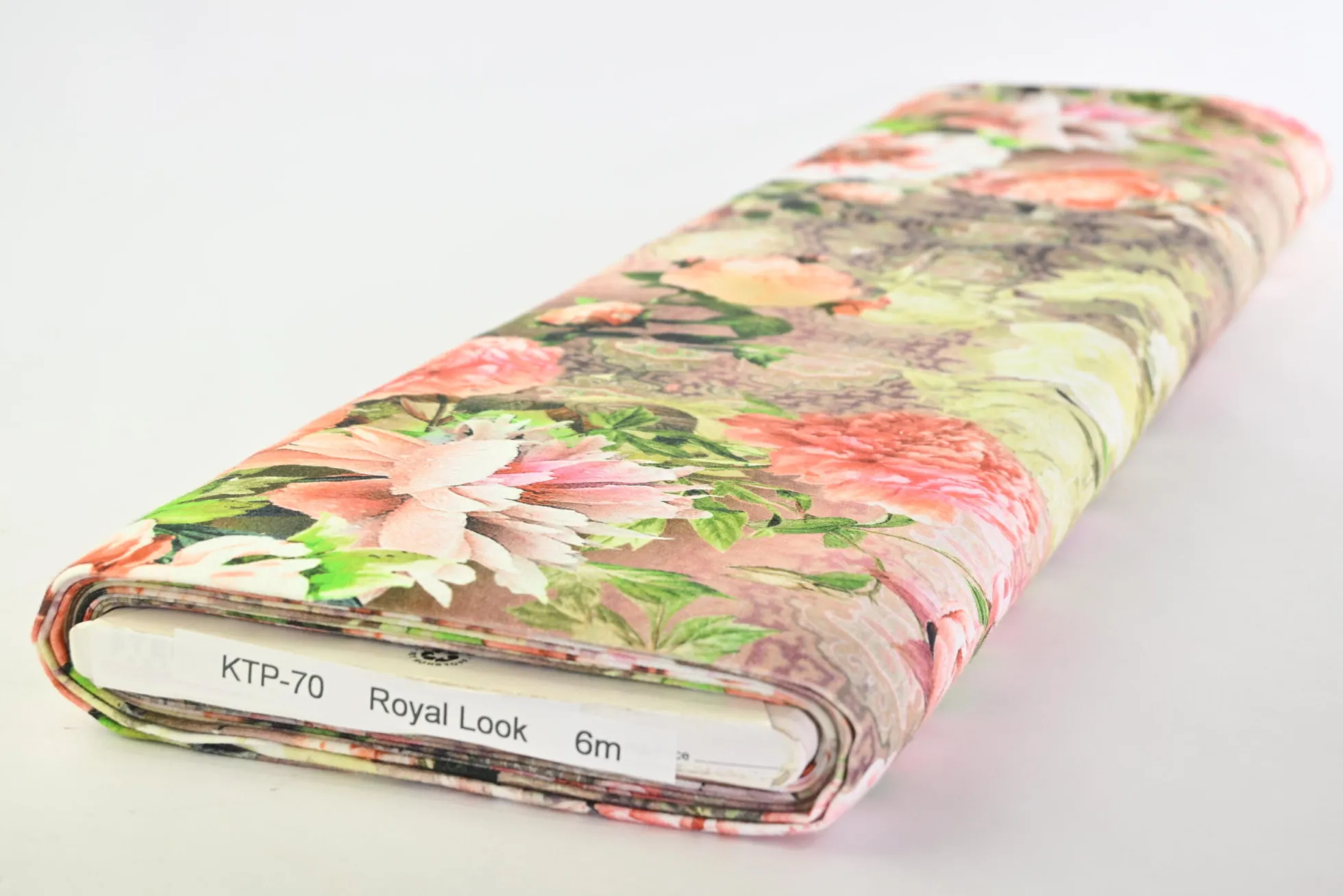 Coupon 130cm x 150cm | Katoen tricot – Vintage Rose Floral Tapestry
