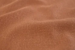 Coupon 100cm x 140cm | Linnen / viscose – Warm brown herringbone