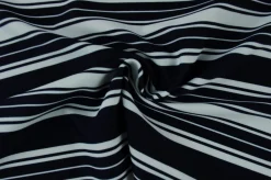 Coupon 150cm x 155cm | Lycra – Navy lines