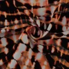 Coupon 60cm x 155cm | Lycra – Ochre abstract shiny