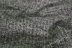 Coupon 130cm x 140cm | Meubelstof – Black / off-white bouclé