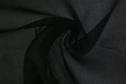 Coupon 150cm x 155cm | Polyester kaasdoek / horrengaas – Zwart
