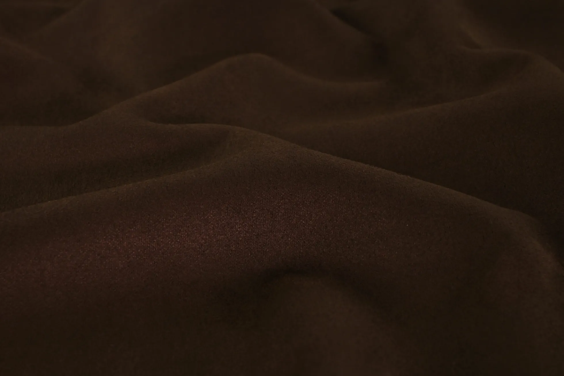 Coupon 150cm x 155cm | Stretch suedine / Alcantara – Kastanjebruin