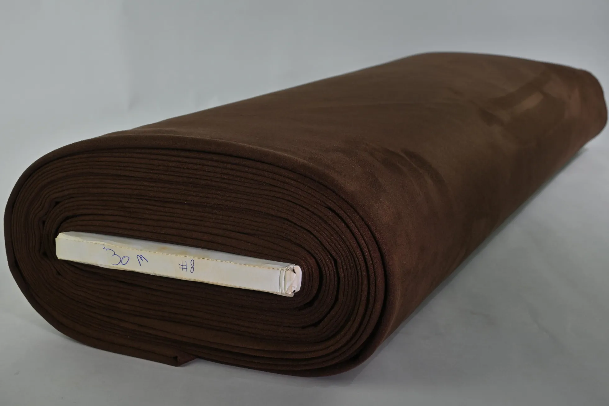 Coupon 150cm x 155cm | Stretch suedine / Alcantara – Kastanjebruin