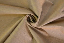 Coupon 150cm x 140cm | Taft zijde look – Blue gold two-tone