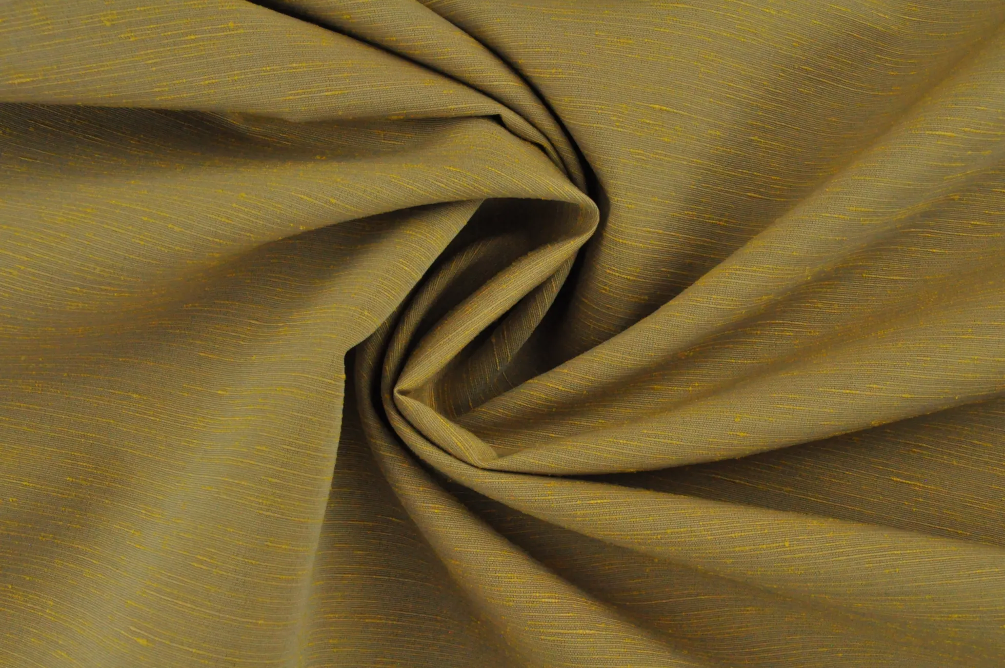 Coupon 150cm x 140cm | Taft zijde look – Ocher two-tone
