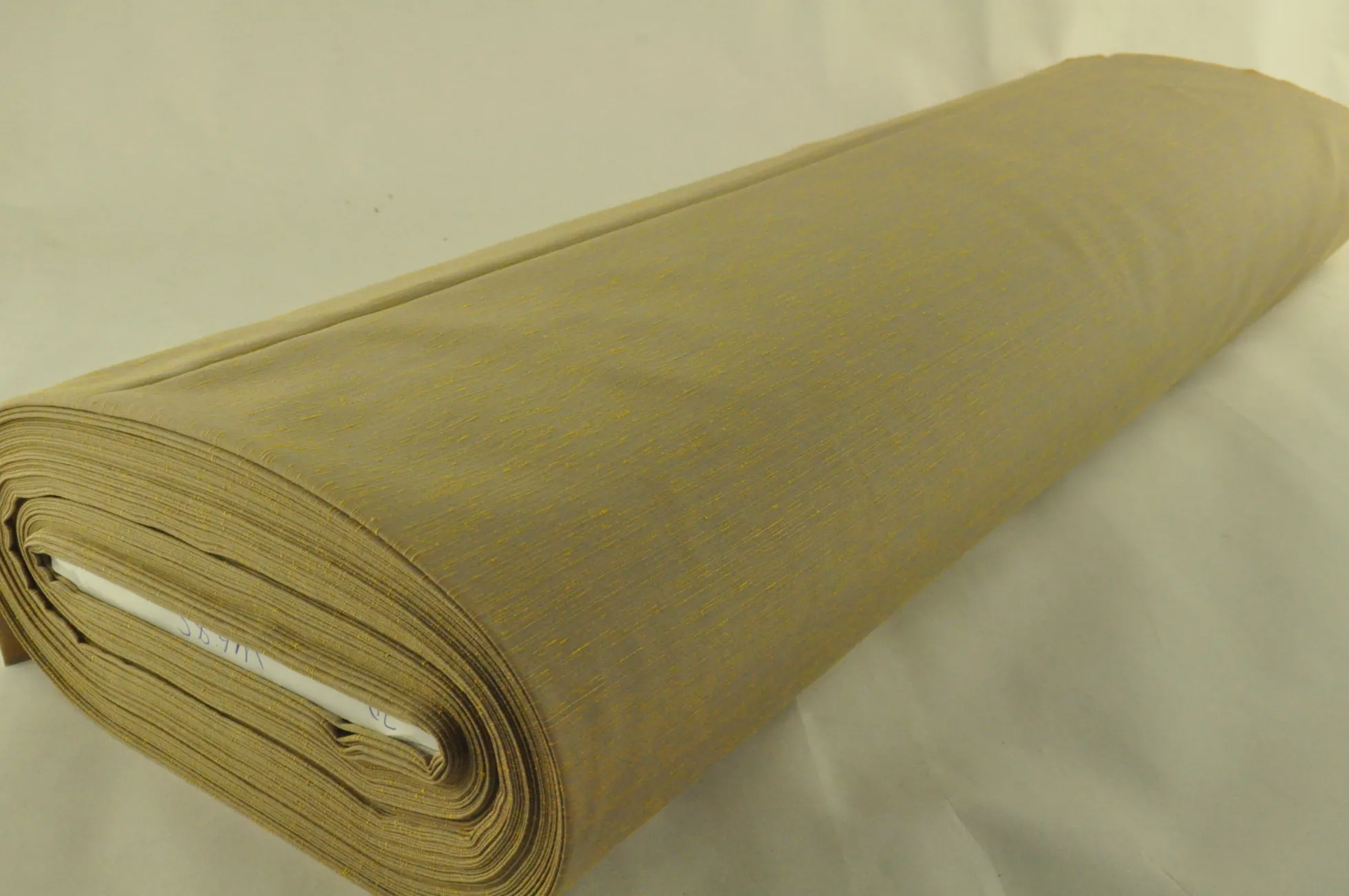 Coupon 150cm x 140cm | Taft zijde look – Ocher two-tone