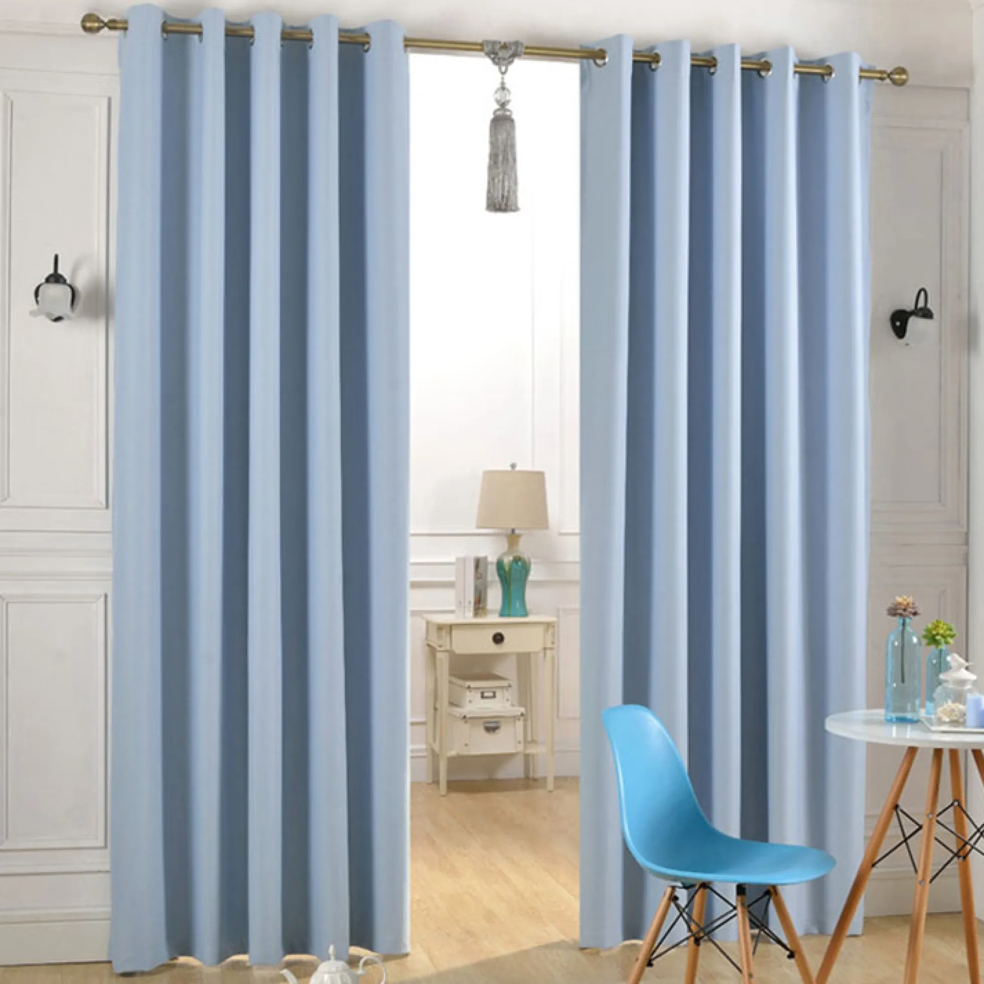 Coupon 100cm x 150cm | Verduisteringsstof: Lichtgrijs