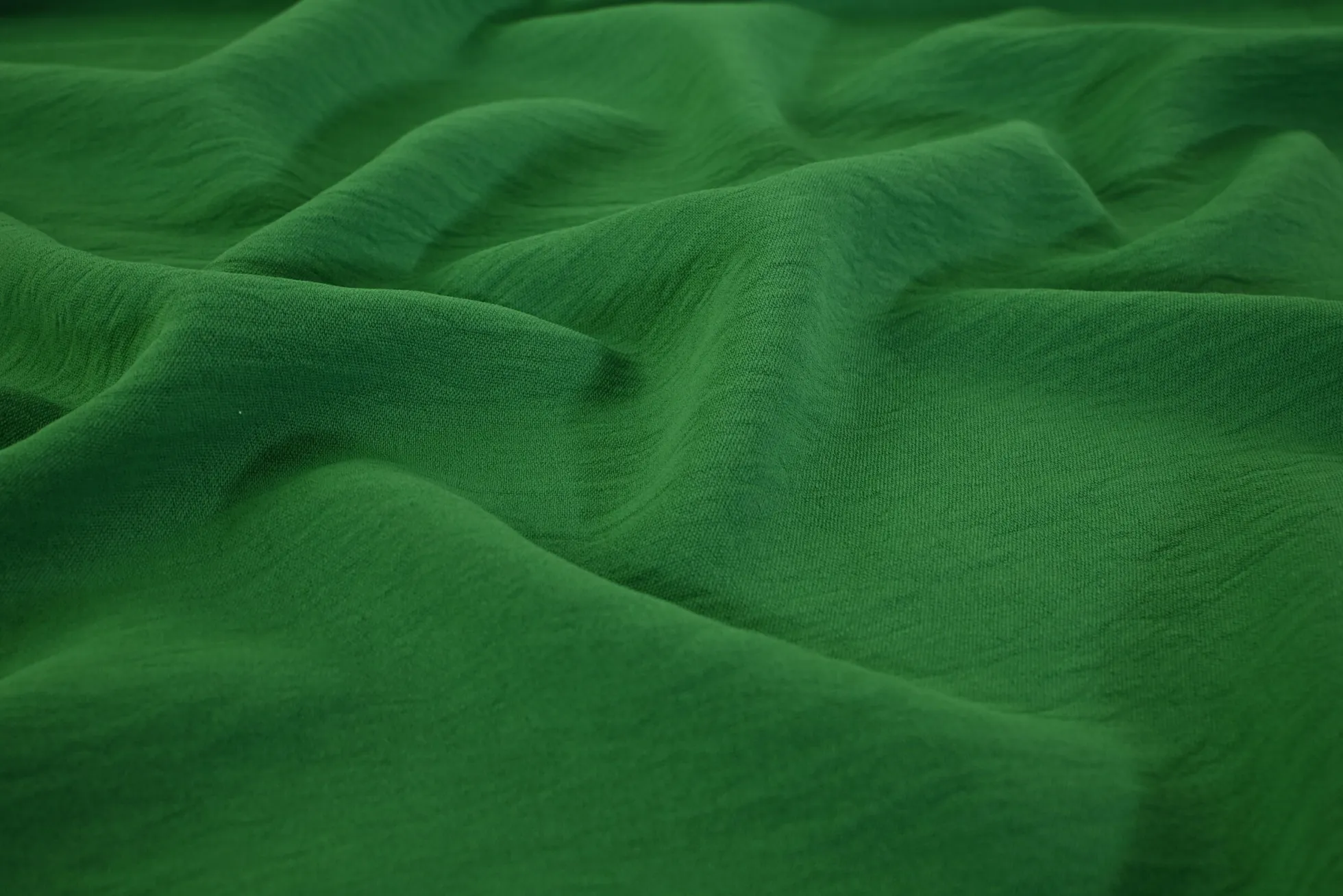 Coupon 130cm x 145cm | Viscose crêpe – Groen
