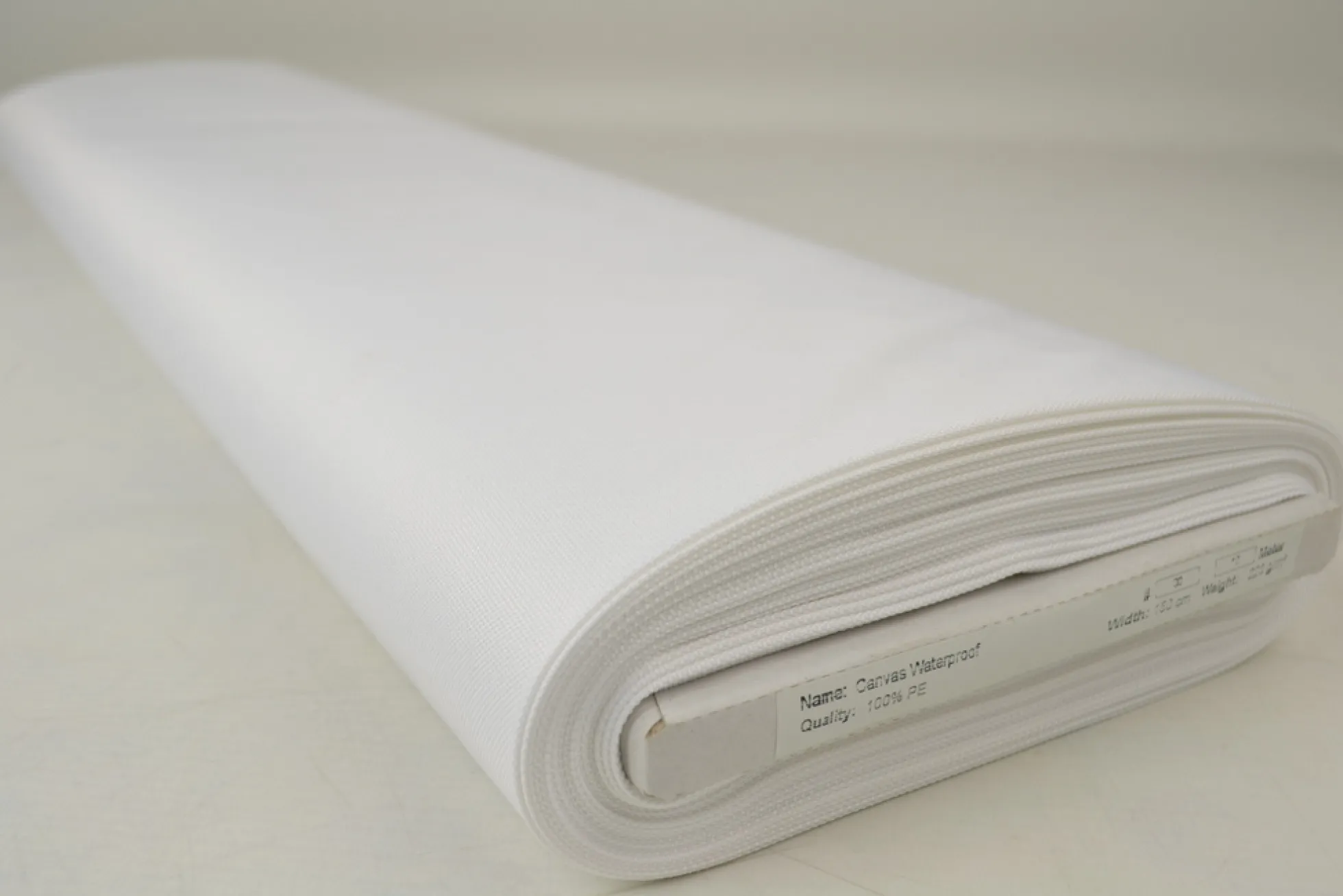 Coupon 60cm x 150cm | Waterdichte canvas – Wit heavy duty