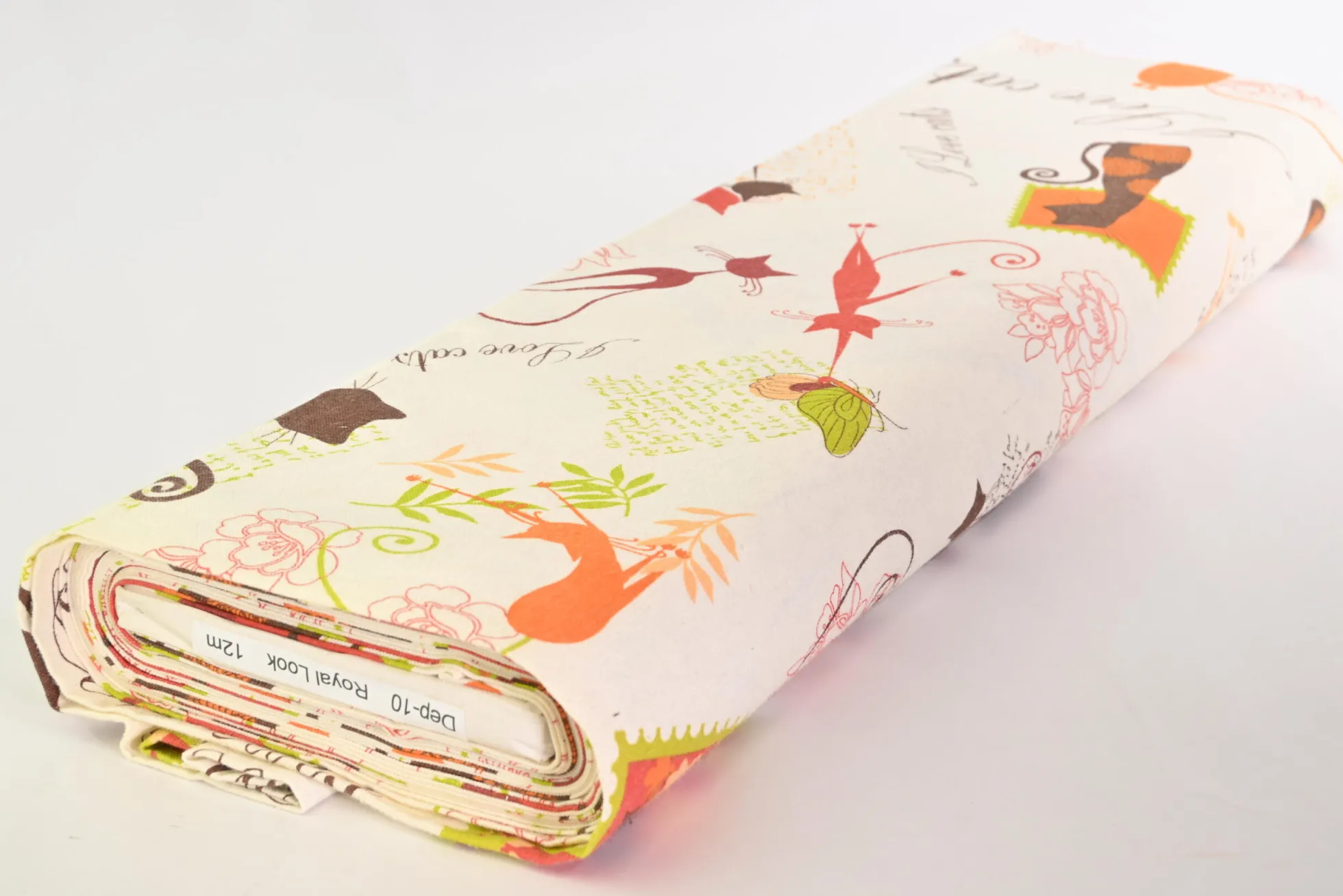 Decostof – Ivory Whimsical Cats
