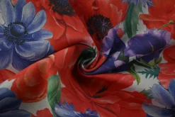 Decostof – Red and blue poppy