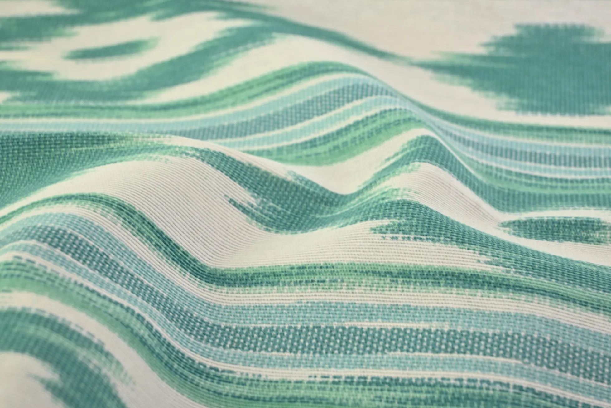 Decostof – Teal Ikat Horizon