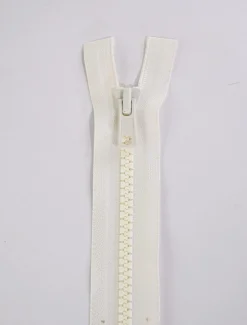Deelbare YKK Bloktandrits | Gebroken wit – 396 cm