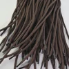 Elastisch trekkoord donkerbruin 57 cm – 100 stuks