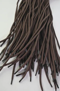 Elastisch trekkoord donkerbruin 57 cm – 100 stuks