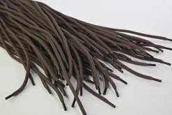 Elastisch trekkoord donkerbruin 57 cm – 100 stuks