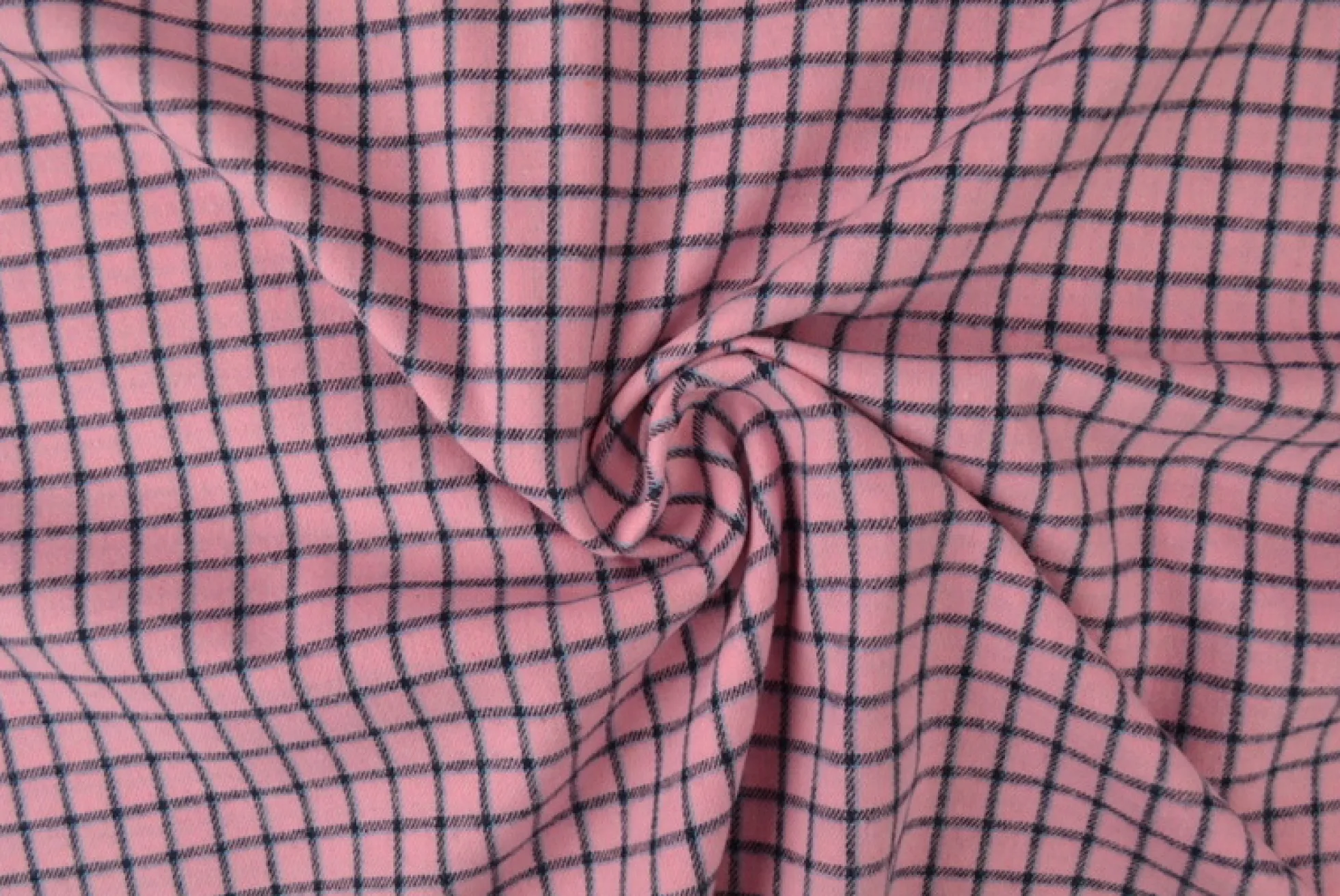 Flanel ruit – Babyroze, aqua & navy