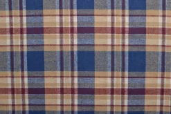 Flanel ruit – Beige, blauw & bordeauxrood