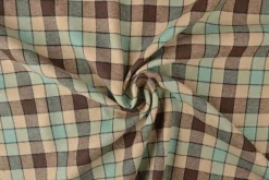 Flanel ruit – Beige, bruin & oudgroen