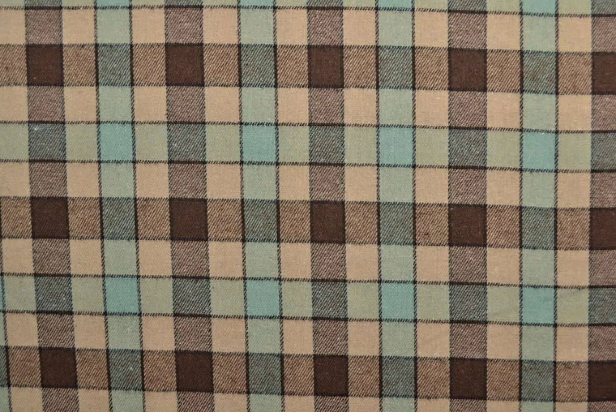 Flanel ruit – Beige, bruin & oudgroen