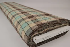 Flanel ruit – Beige, bruin & oudgroen