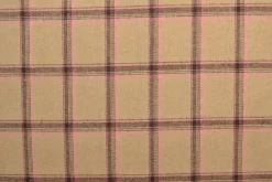 Flanel ruit – Beige & donkerbruin