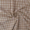 Flanel ruit – Beige & wit