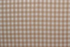 Flanel ruit – Beige & wit