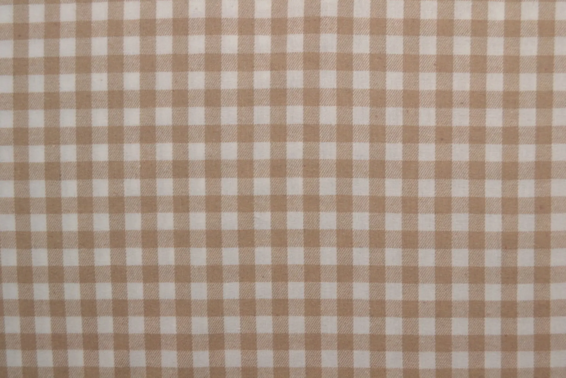 Flanel ruit – Beige & wit