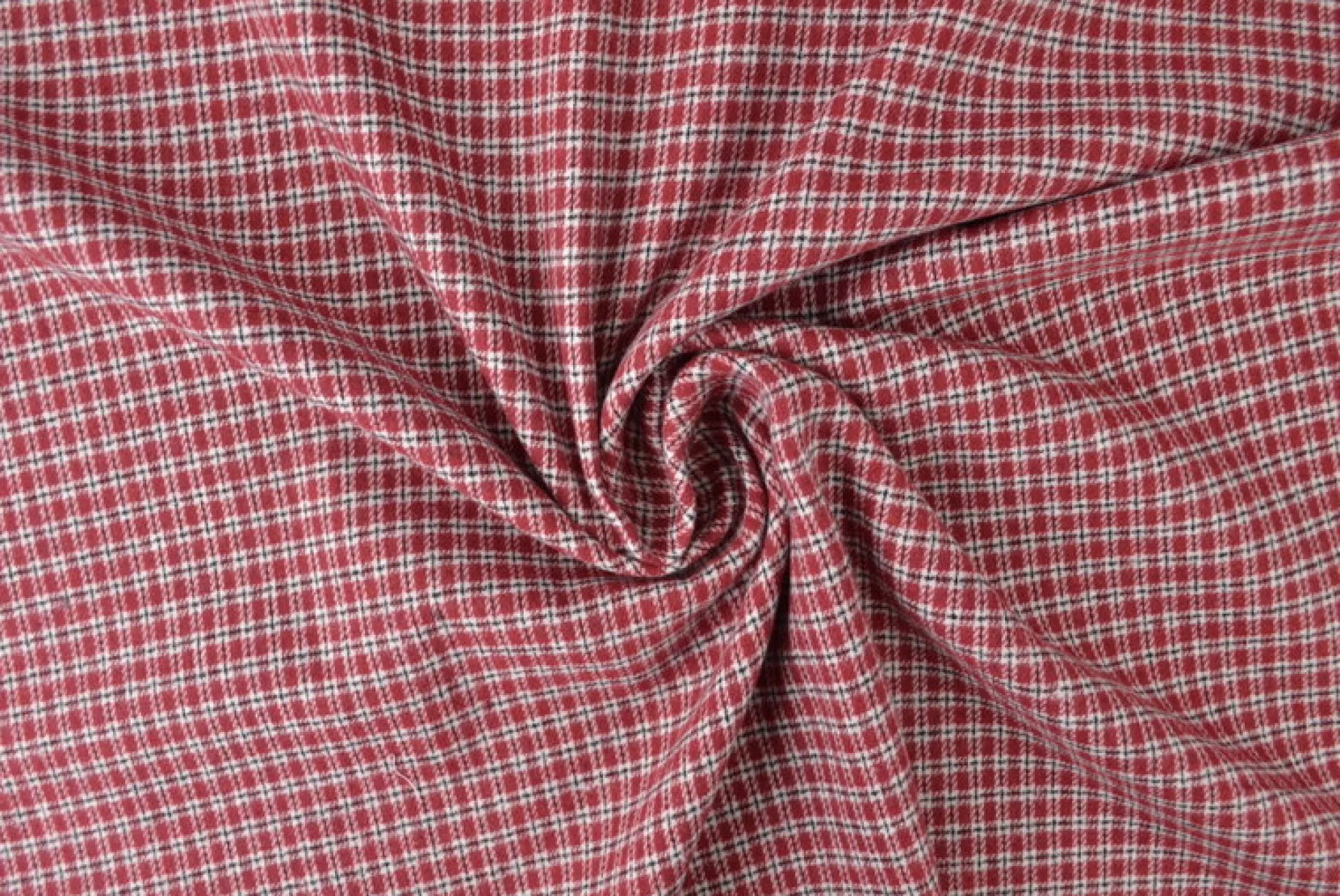 Flanel ruit – Bordeauxrood, zwart & gebroken wit