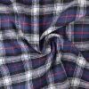 Flanel ruit – Donkerblauw, gebroken wit, zwart & rood