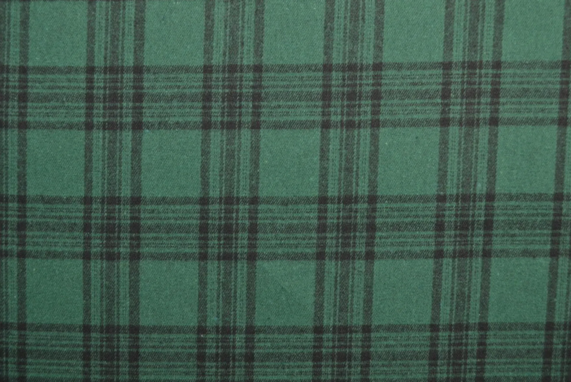 Flanel ruit – Donkergroen & zwart